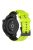 Silicone Watch Bands for Garmin Move Trend , 20mm Dual Color Football Pattern Sports Strap - Lime / Black