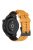 Silicone Watch Bands for Garmin Move Trend , 20mm Dual Color Football Pattern Sports Strap - Yellow / Black