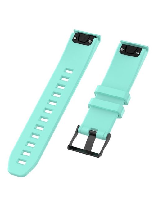 Silicone Watch Strap for Garmin Fenix 5/Fenix 5 Plus/Forerunner 935/Approach S60 with 2 Screwdrivers - Cyan