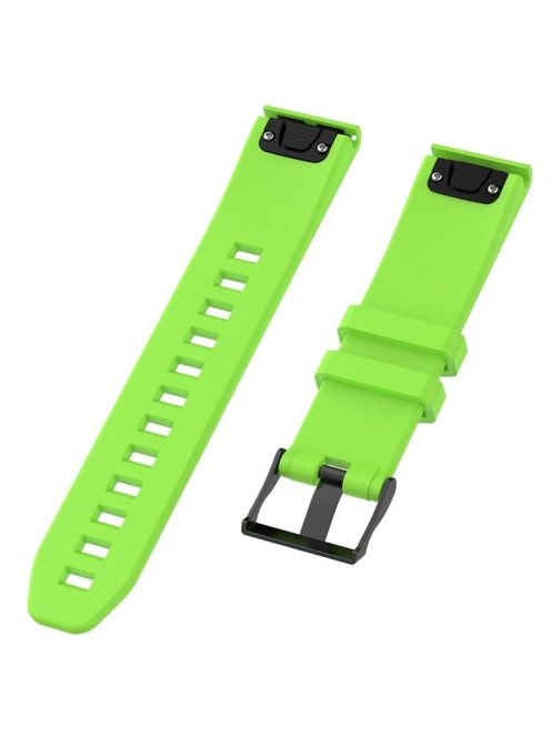 Silicone Watch Strap for Garmin Fenix 5/Fenix 5 Plus/Forerunner 935/Approach S60 with 2 Screwdrivers - Green