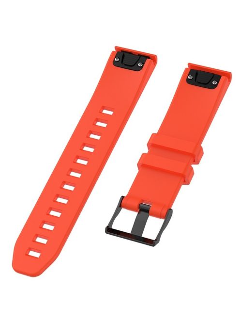 Silicone Watch Strap for Garmin Fenix 5/Fenix 5 Plus/Forerunner 935/Approach S60 with 2 Screwdrivers - Orange