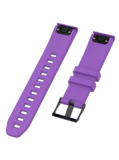 Silicone Watch Strap for Garmin Fenix 5/Fenix 5 Plus/Forerunner 935/Approach S60 with 2 Screwdrivers - Purple