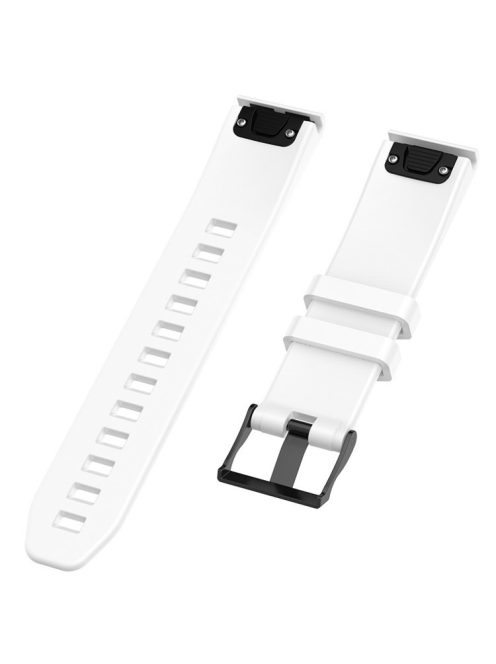 Silicone Watch Strap for Garmin Fenix 5/Fenix 5 Plus/Forerunner 935/Approach S60 with 2 Screwdrivers - White