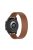 Silicone Watchband Smart Watch Replacement Wrist Strap 22mm (Band Length 150mm) for Samsung Garmin Huawei Honor - Brown