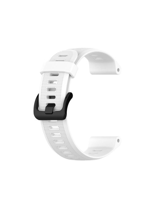 Silicone Wrist Strap Replacement for Garmin Forerunner 945 / Fenix 5 Plus / Approach S60 - White