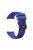 Silicone Wrist Strap with Black Buckle for Garmin Forerunner 45S - Blue