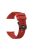 Silicone Wrist Strap with Black Buckle for Garmin Forerunner 45S - Red