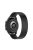 Smart Watch Silicone Watchband Replacement Wrist Strap 22mm (Band Length 170mm) for Samsung Garmin Huawei Amazfit Honor - Black