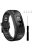 Soft Flexible Silicone Watch Band for Garmin Vivosmart HR - Black