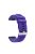 Soft Rhombus Texture Silicone Watch strap with Pin Buckle for Garmin Forerunner 935 - Purple