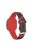 Soft Silicone Smart Watch Strap Replacement Watch Band for GarminFit JR3 - Camouflage Red