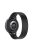 Solid Color Silicone Smart Watch Wrist Band Replacement Strap 18mm (Band Length 150mm) for Garmin Fossil - Black