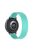 Solid Color Silicone Smart Watch Wrist Band Replacement Strap 18mm (Band Length 150mm) for Garmin Fossil - Cyan