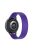 Solid Color Silicone Smart Watch Wrist Band Replacement Strap 18mm (Band Length 150mm) for Garmin Fossil - Purple