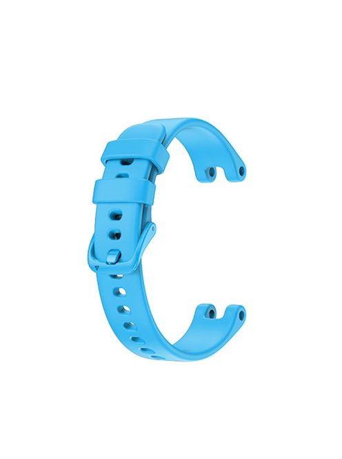 Solid Color Silicone Sport Watch Band Strap Replacement for Garmin Lily - Sky Blue