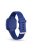 Solid Color Silicone Watch Band Strap for Garmin Vivofit jr 3 - Navy Blue