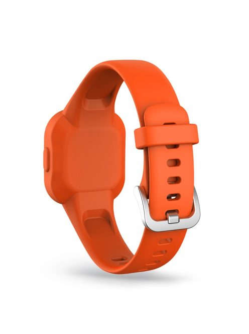 Solid Color Silicone Watch Band Strap for Garmin Vivofit jr 3 - Orange