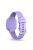 Solid Color Silicone Watch Band Strap for Garmin Vivofit jr 3 - Purple