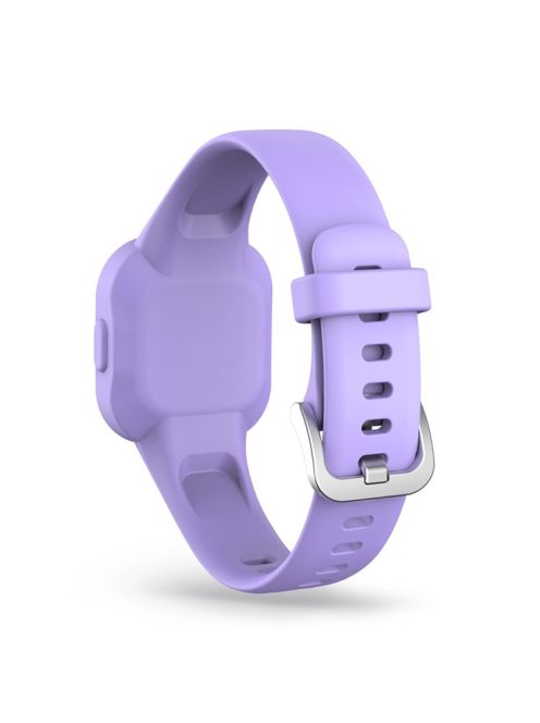 Solid Color Silicone Watch Band Strap for Garmin Vivofit jr 3 - Purple