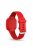 Solid Color Silicone Watch Band Strap for Garmin Vivofit jr 3 - Red