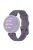 Solid Color Silicone Wrist Band Adjustable Watch Strap with Tools for Garmin Lily - Purple