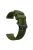 Sport Style Silicone Smart Watch Strap for Garmin Forerunner 745 - Army Green