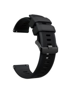   Sport Style Silicone Smart Watch Strap for Garmin Forerunner 745 - Black