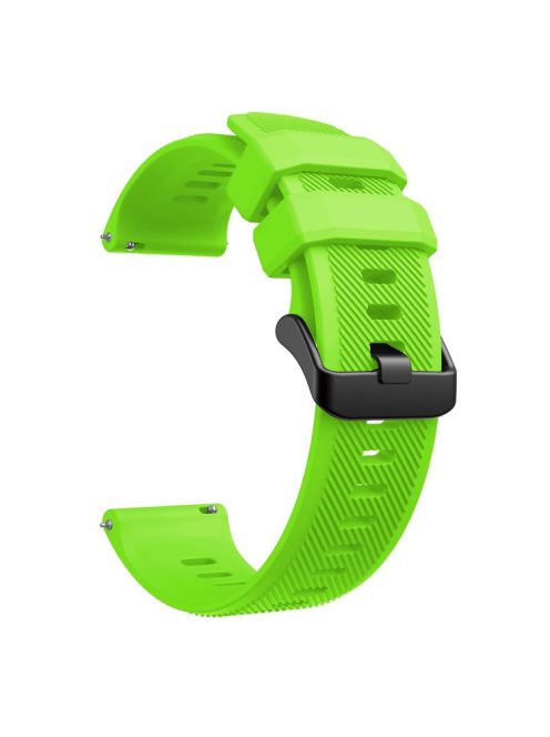 Sport Style Silicone Smart Watch Strap for Garmin Forerunner 745 - Green