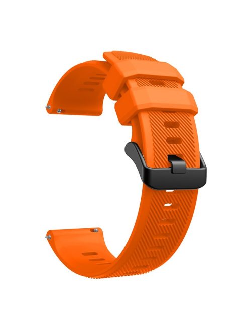 Sport Style Silicone Smart Watch Strap for Garmin Forerunner 745 - Orange