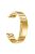 Stainless Steel Bracelet Link Chain Watch Band with Quick Fit Push Buckle for Garmin Fenix 5 195mm - Gold