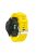 Stylish Silicone Sport Watch Band Strap Replacement with Silver Buckle for Garmin Fenix 7S/6S/6S Pro/5S/5S Plus/Instinct 2S - Yellow