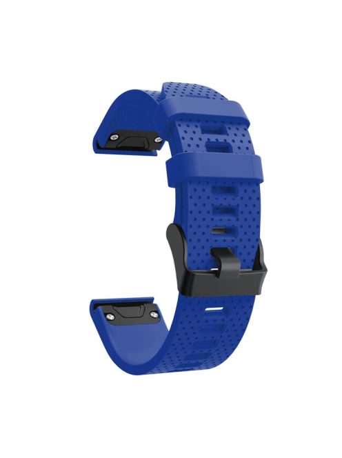 Stylish Silicone Sport Watch Band with Black Buckle for Garmin Fenix 5S Plus - Baby Blue