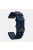 Stylish Silicone Sport Watch Band with Black Buckle for Garmin Fenix 5S Plus - Dark Blue