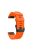 Stylish Silicone Sport Watch Band with Black Buckle for Garmin Fenix 5S Plus - Orange