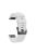 Stylish Silicone Sport Watch Band with Black Buckle for Garmin Fenix 5S Plus - White