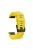 Stylish Silicone Sport Watch Band with Black Buckle for Garmin Fenix 5S Plus - Yellow