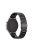 Three Beads Stainless Steel Watchband Strap 18MM Replacement for Garmin Move 3S/Active S - Black