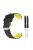 Two Color Silicone Watch Strap Bracelet Wristband Replacement for Garmin Forerunner 735XT 620 630 220 230 235 - Black / Yellow