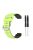 Two Color Silicone Watch Strap Bracelet Wristband Replacement for Garmin Forerunner 735XT 620 630 220 230 235 - Lime / Black