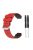 Two Color Silicone Watch Strap Bracelet Wristband Replacement for Garmin Forerunner 735XT 620 630 220 230 235 - Red / Black