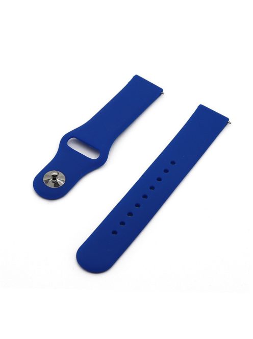 Universal Silicone Watch Strap for Samsung Galaxy Watch Active / Galaxy Watch 42mm / Samsung Gear S2 / Gear Sport / Garmin Vivoactive 3 / Garmin Vivoactive 3 Music - Blue