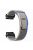 Watch Band for Garmin Fenix 7 / 6 / 5 Replacement Nylon Adjustable Loop Fastener Strap - Grey+Blue