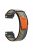 Watch Band for Garmin Fenix 7 / 6 / 5 Replacement Nylon Adjustable Loop Fastener Strap - Rainbow+Black