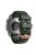 Watch Band for Garmin Fenix 7S / 6S Pro / 5S Plus / Instinct 2S , 20mm Silicone Replacement Strap with Rose Gold Buckle - Army Green