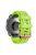 Watch Band for Garmin Fenix 7S / 6S Pro / 5S Plus / Instinct 2S , 20mm Silicone Replacement Strap with Rose Gold Buckle - Green