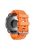 Watch Band for Garmin Fenix 7S / 6S Pro / 5S Plus / Instinct 2S , 20mm Silicone Replacement Strap with Rose Gold Buckle - Orange