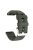 Watch Band for Garmin Forerunner 965 / 955 / 945 / 935 Soft Silicone Strap  Bracelet with Silver Buckle - Army Green