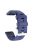 Watch Band for Garmin Forerunner 965 / 955 / 945 / 935 Soft Silicone Strap  Bracelet with Silver Buckle - Dark Blue