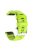 Watch Band for Garmin Forerunner 965 / 955 / 945 / 935 Soft Silicone Strap  Bracelet with Silver Buckle - Green