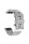 Watch Band for Garmin Forerunner 965 / 955 / 945 / 935 Soft Silicone Strap  Bracelet with Silver Buckle - Grey